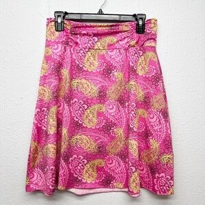 Tranquility High Waist Womens Floral Skirt Medium Barbiecore Fairy Prairie Chic